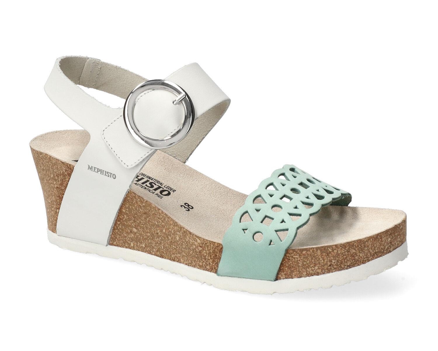 sandales femme modèle Lee vert - Mephisto